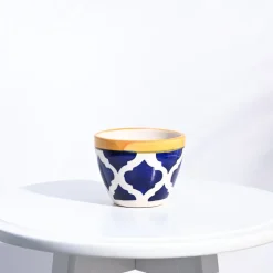 Apple Ceramic Pot (3.8 Inch Diameter)