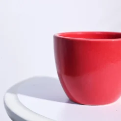 Apple Ceramic Pot (3.8 Inch Diameter)