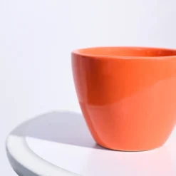 Apple Ceramic Pot (3.8 Inch Diameter)