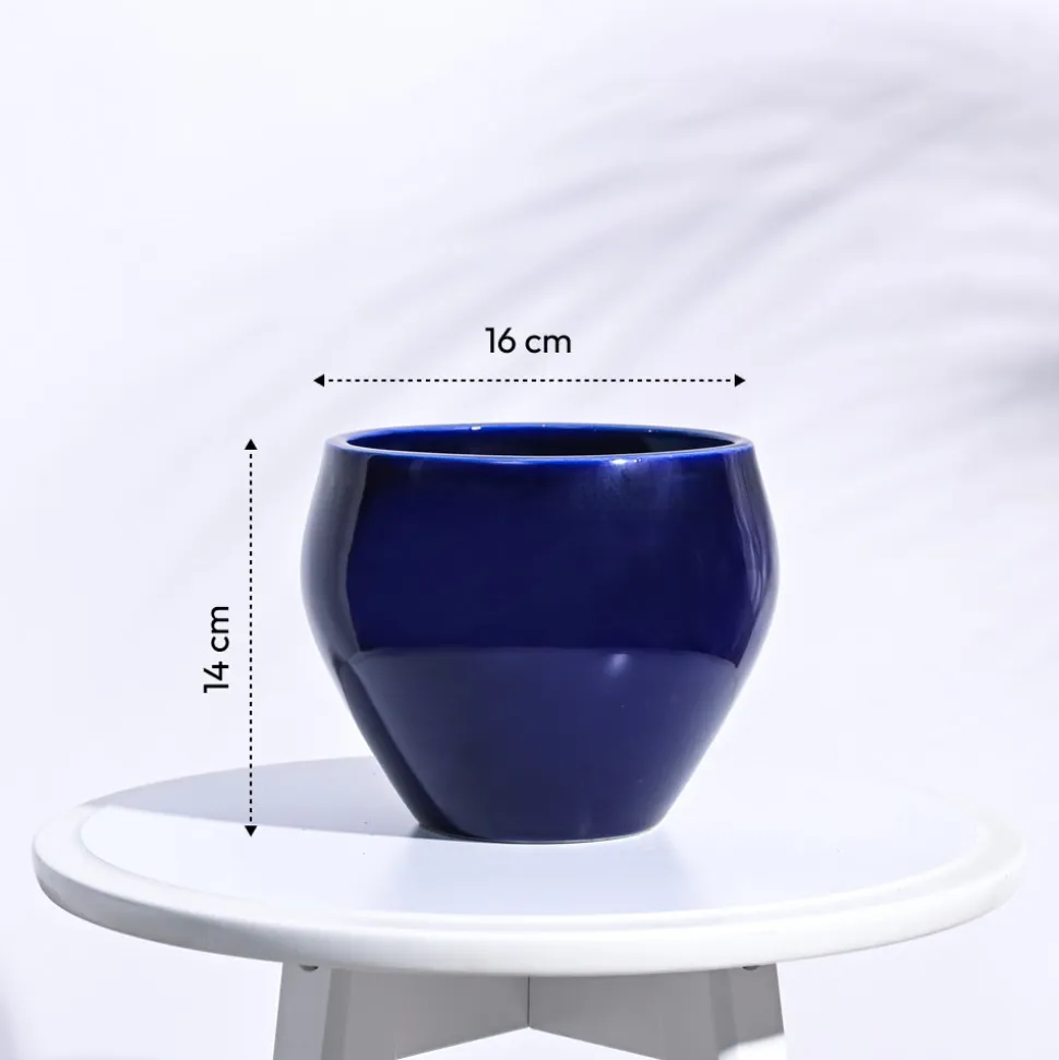 Apple Ceramic Pot (6.6 Inch Diameter)