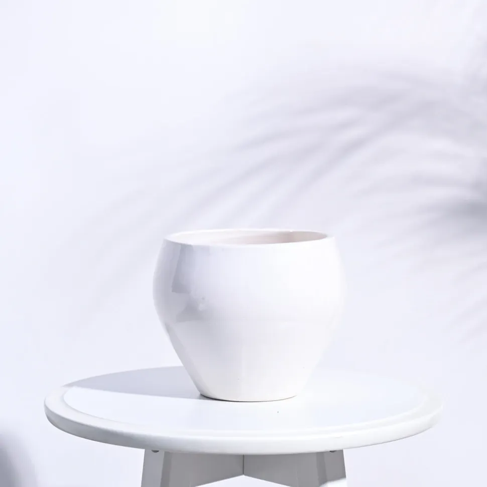 Apple Ceramic Pot (6.6 Inch Diameter)