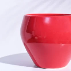 Apple Ceramic Pot (6.6 Inch Diameter)