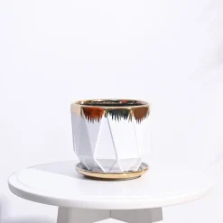 Aurelius Prism Ceramic Pot
