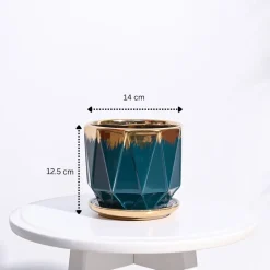 Aurelius Prism Ceramic Pot