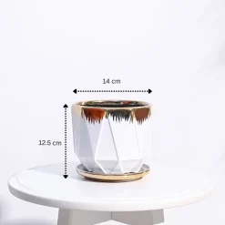 Aurelius Prism Ceramic Pot