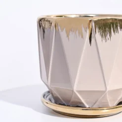 Aurelius Prism Ceramic Pot