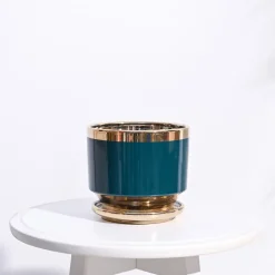 Aurelius Round Ceramic Pot