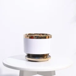 Aurelius Round Ceramic Pot