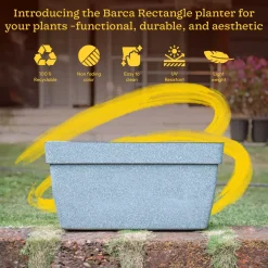 Barca Rectangle Planter