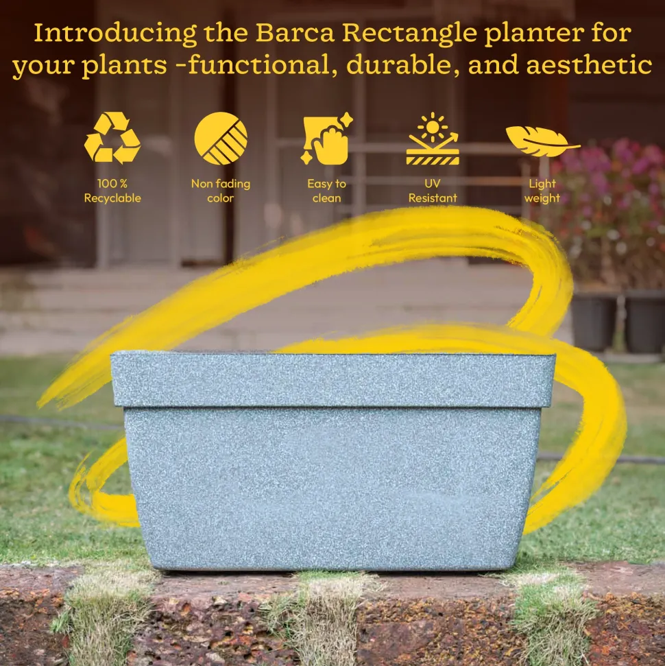 Barca Rectangle Planter