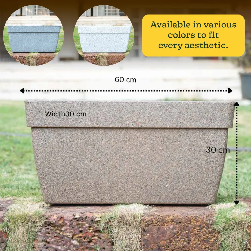 Barca Rectangle Planter