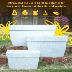 Barca Rectangle Planter