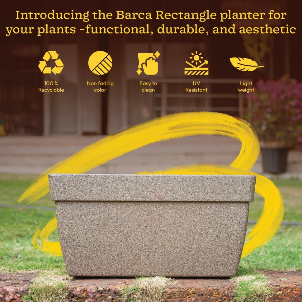 Barca Rectangle Planter