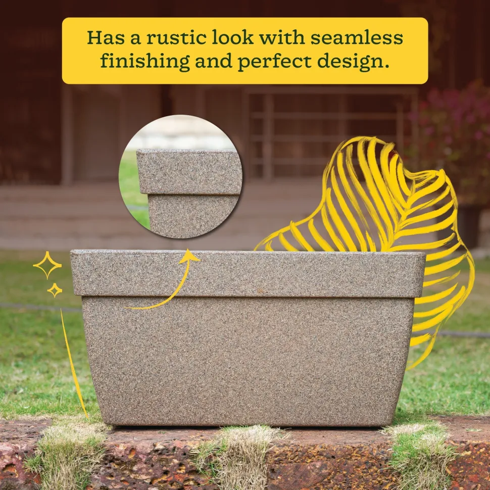 Barca Rectangle Planter
