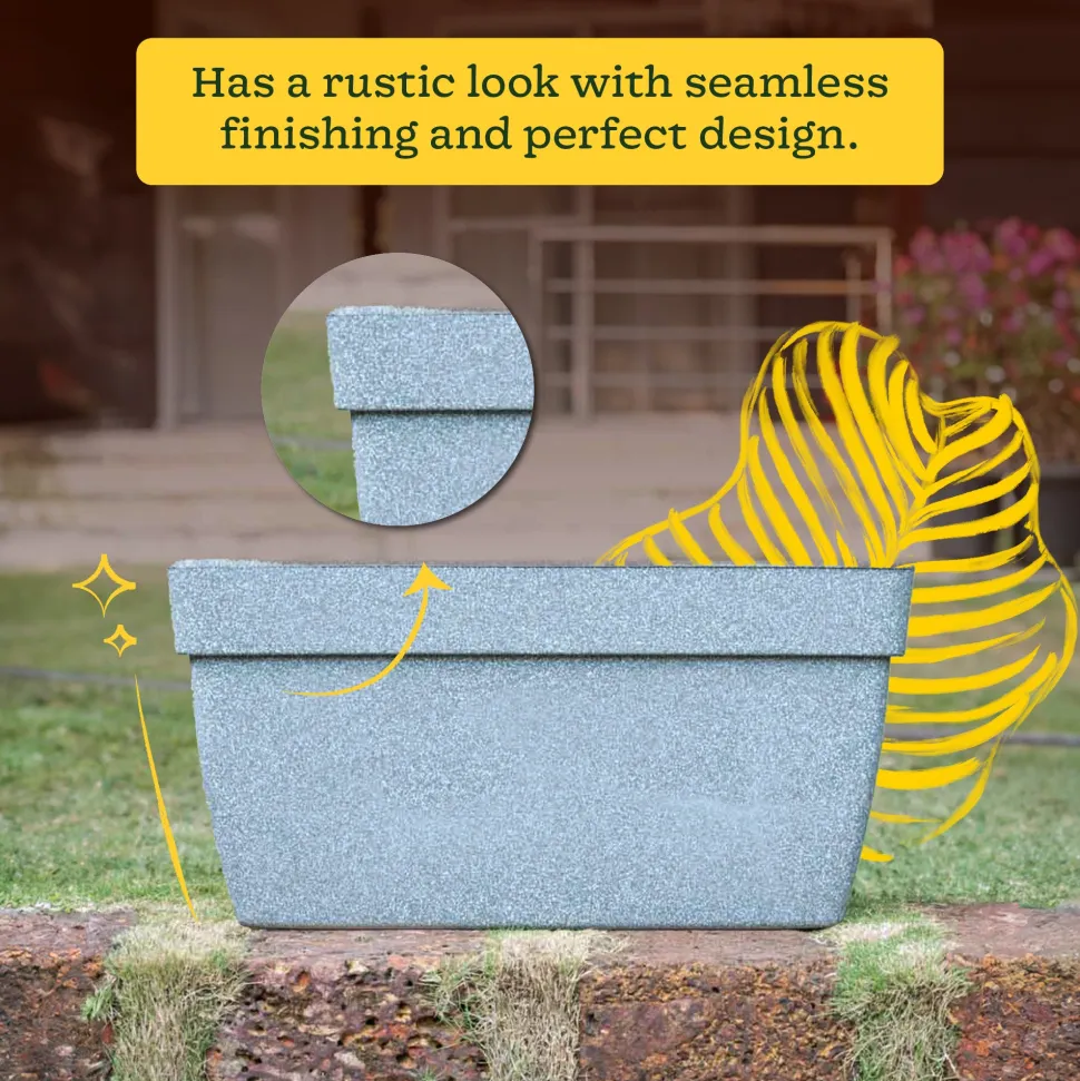 Barca Rectangle Planter