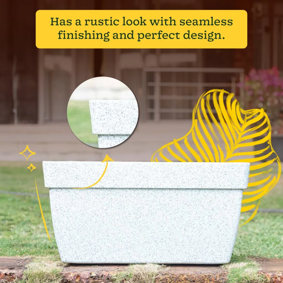Barca Rectangle Planter
