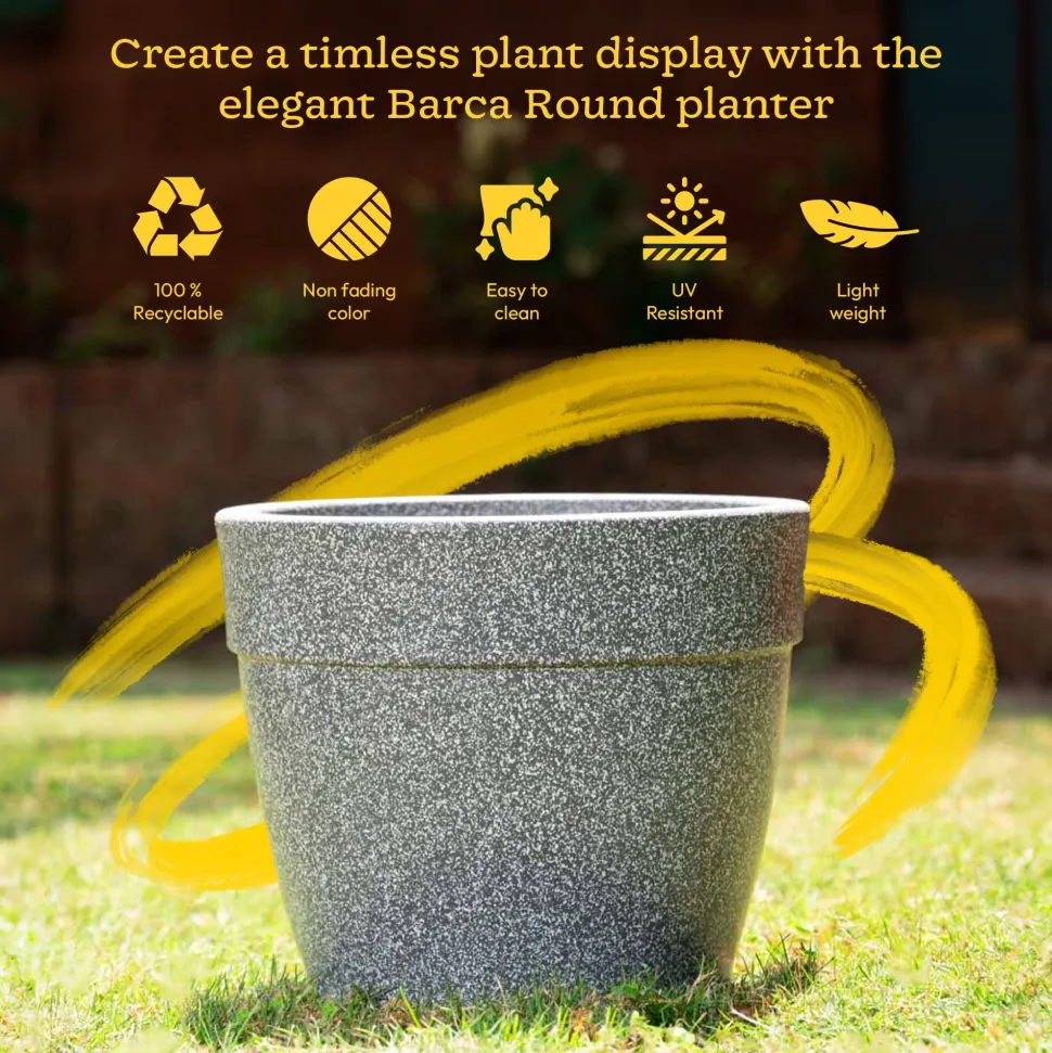 Barca Round Planter