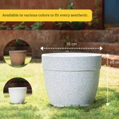 Barca Round Planter