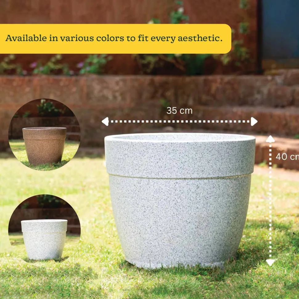 Barca Round Planter