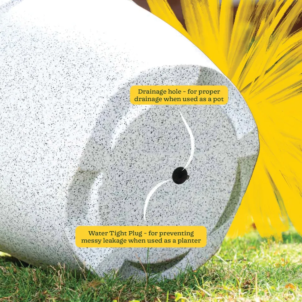 Barca Round Planter