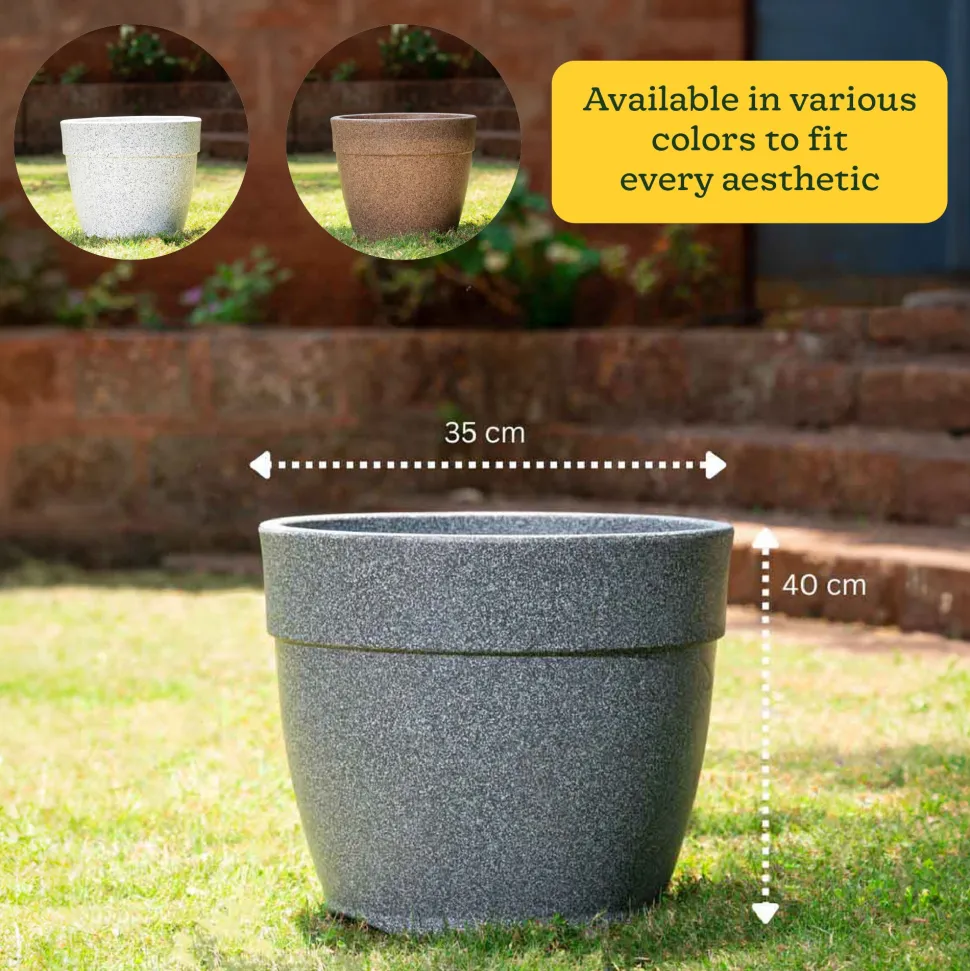 Barca Round Planter