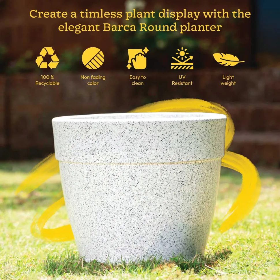 Barca Round Planter