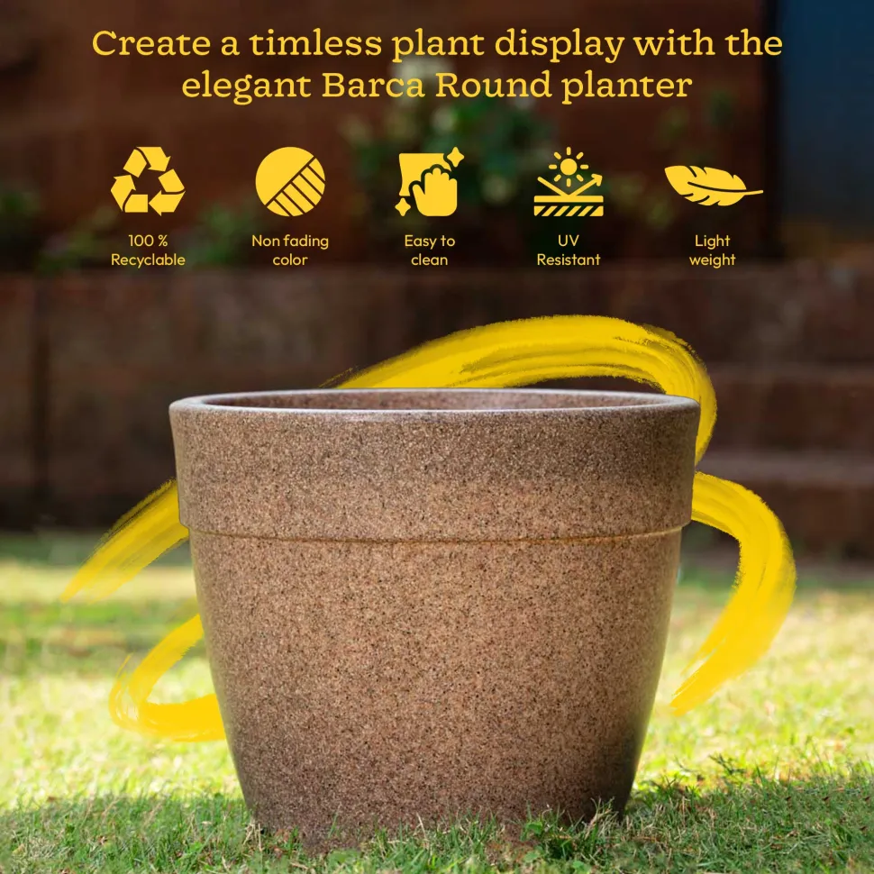 Barca Round Planter