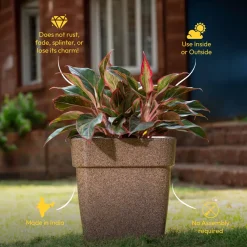 Barca Square Planter