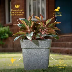 Barca Square Planter