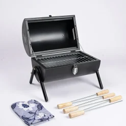 Barrel Style Barbecue Grill