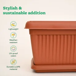 Bellow Rectangle Window Planter