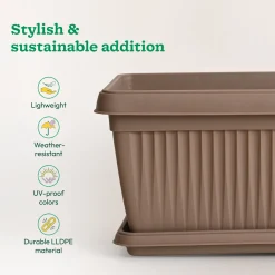 Bellow Rectangle Window Planter