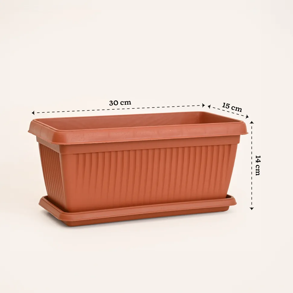 Bellow Rectangle Window Planter