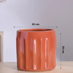 Blushing Sun Ceramic Planter