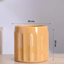Blushing Sun Ceramic Planter