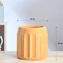 Blushing Sun Ceramic Planter