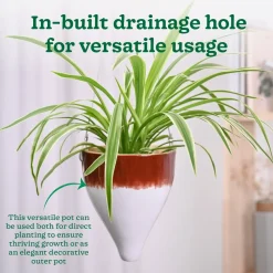 Ceramic Hanging Pot Cosmic Stone