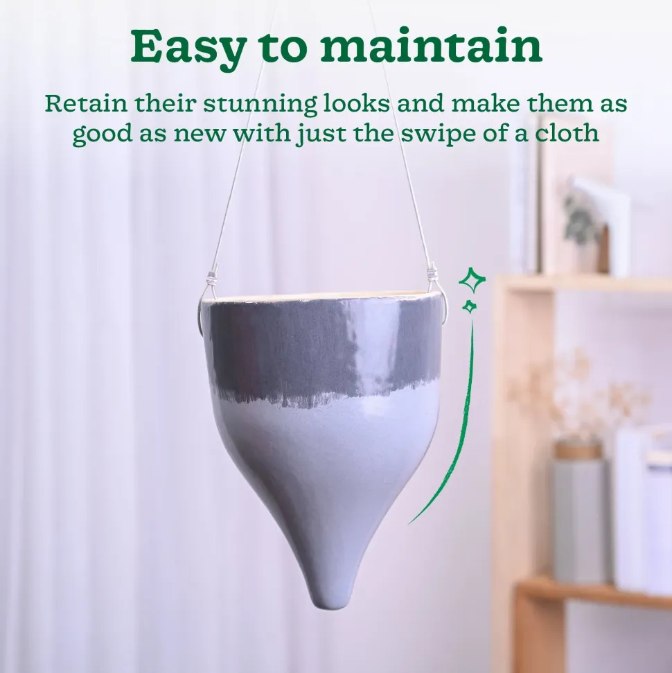 Ceramic Hanging Pot Cosmic Stone