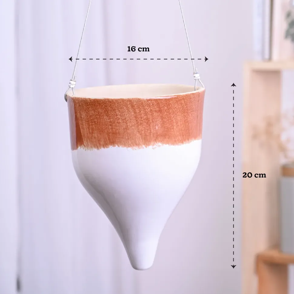 Ceramic Hanging Pot Cosmic Stone