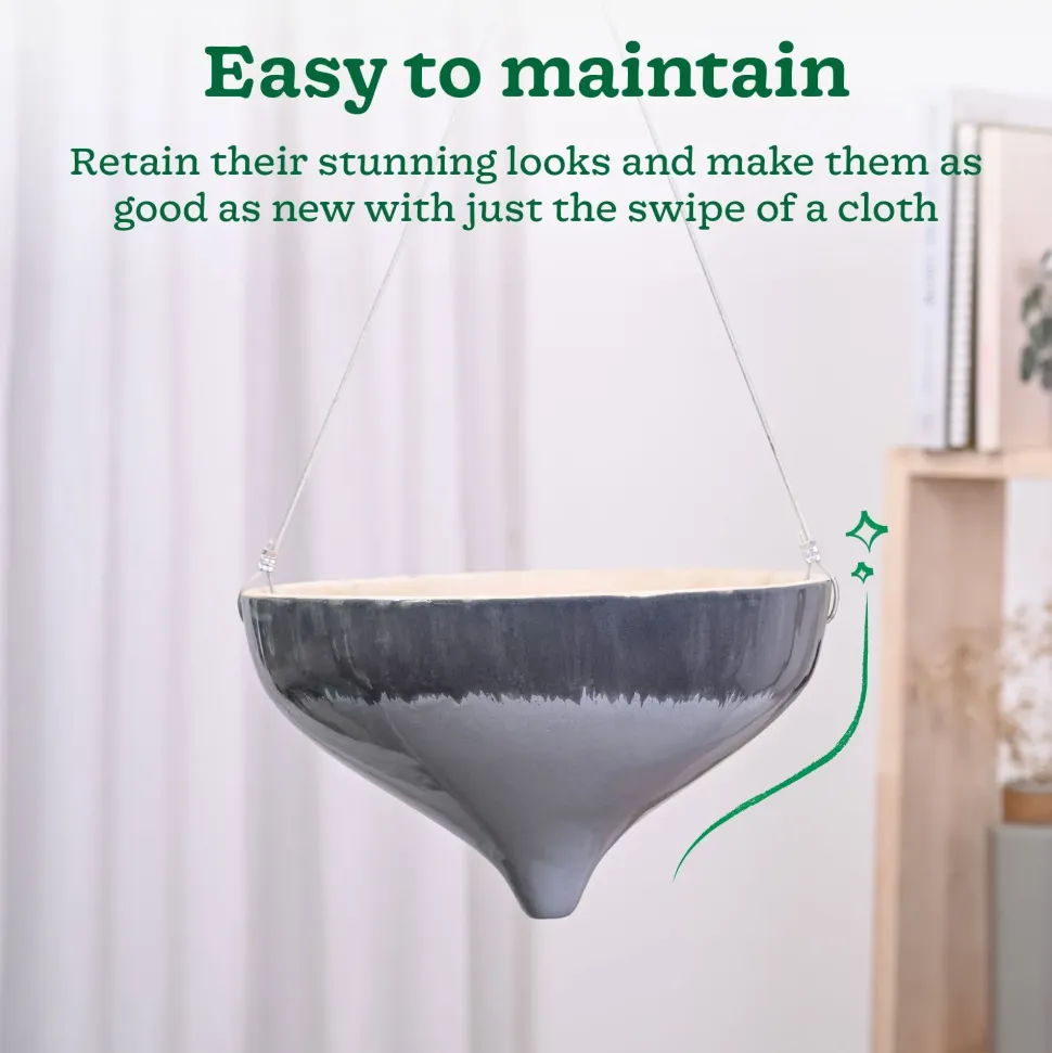 Ceramic Hanging Pot Cosmic Stone