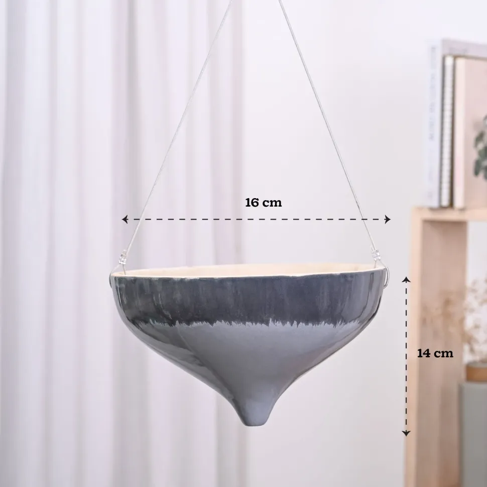 Ceramic Hanging Pot Cosmic Stone