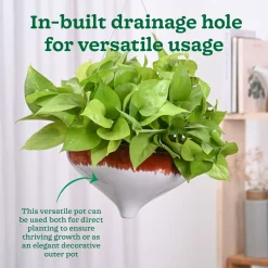 Ceramic Hanging Pot Cosmic Stone