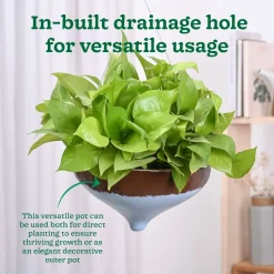 Ceramic Hanging Pot Cosmic Stone