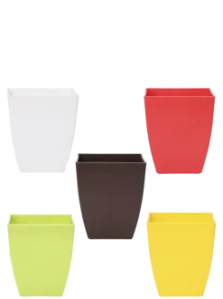 Chatura Plastic Pots - Set of 5