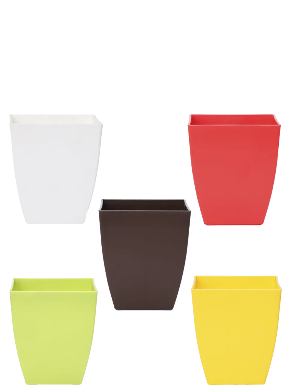 Chatura Plastic Pots - Set of 5