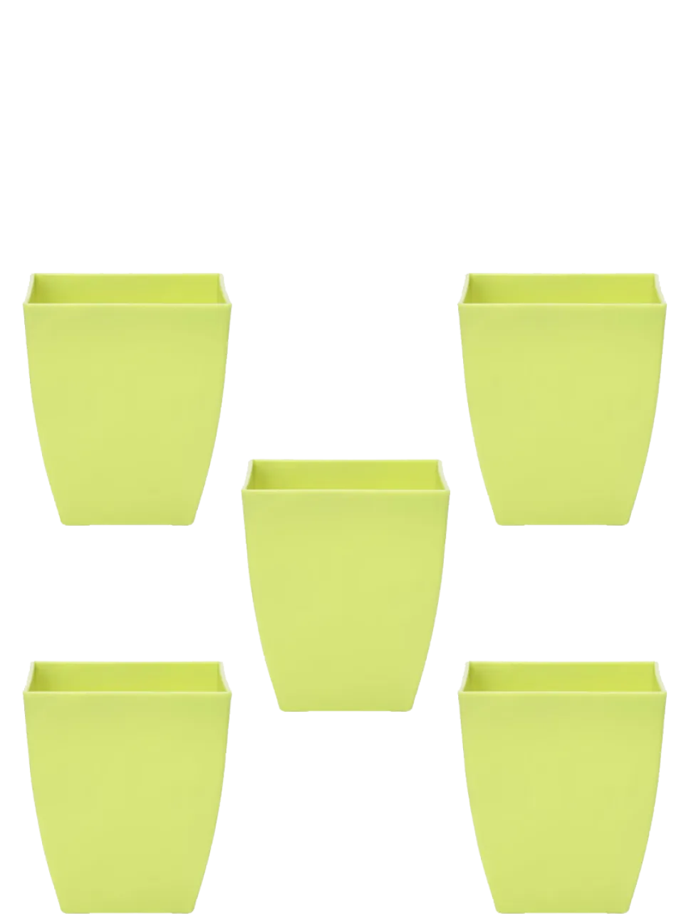 Chatura Plastic Pots - Set of 5