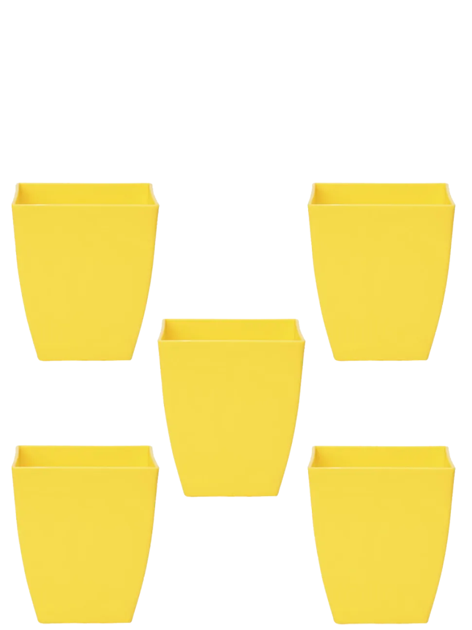 Chatura Plastic Pots - Set of 5