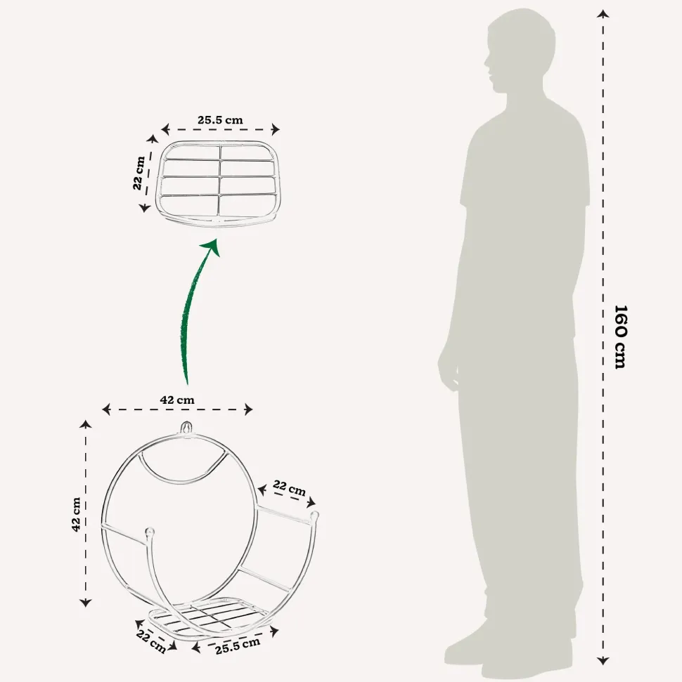Concave Wall Mounting Planter
