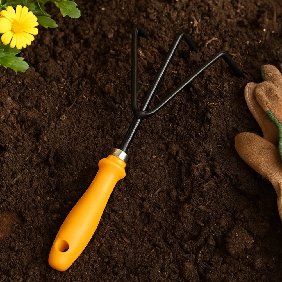 Cultivator with PVC Handle