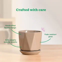 Diamond Ceramic Pot